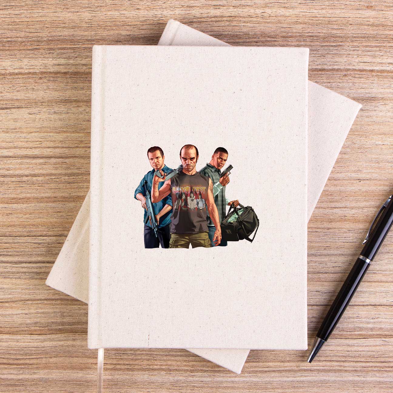 GTA Three Conspirator Çizgisiz Kanvas Defter