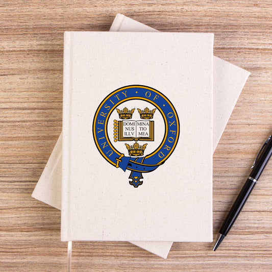 University Of Oxford Logo Siyah Çizgisiz Kanvas Defter