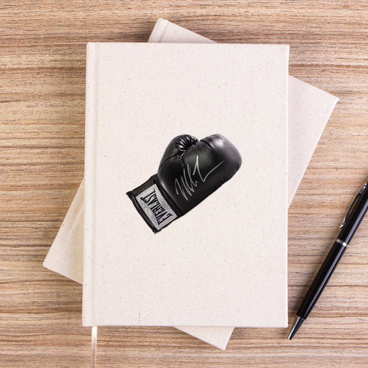 Black Boxing Gloves Çizgisiz Kanvas Defter