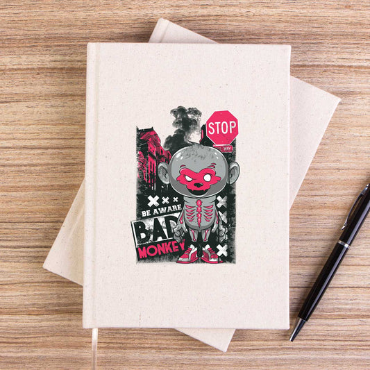 Bad Monkey Animation Çizgisiz Kanvas Defter