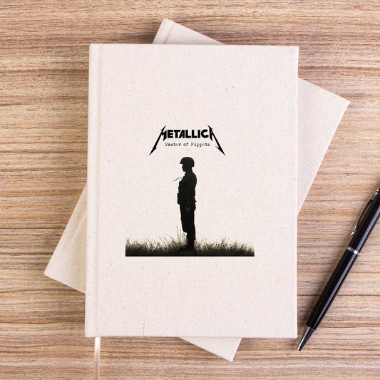 Metallica Master Of Puppets Metal Soldier Çizgisiz Kanvas Defter