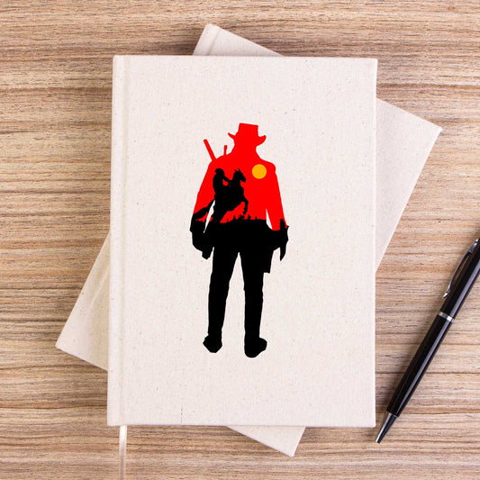 Red Dead Redemption 2 Cowboy Çizgisiz Kanvas Defter