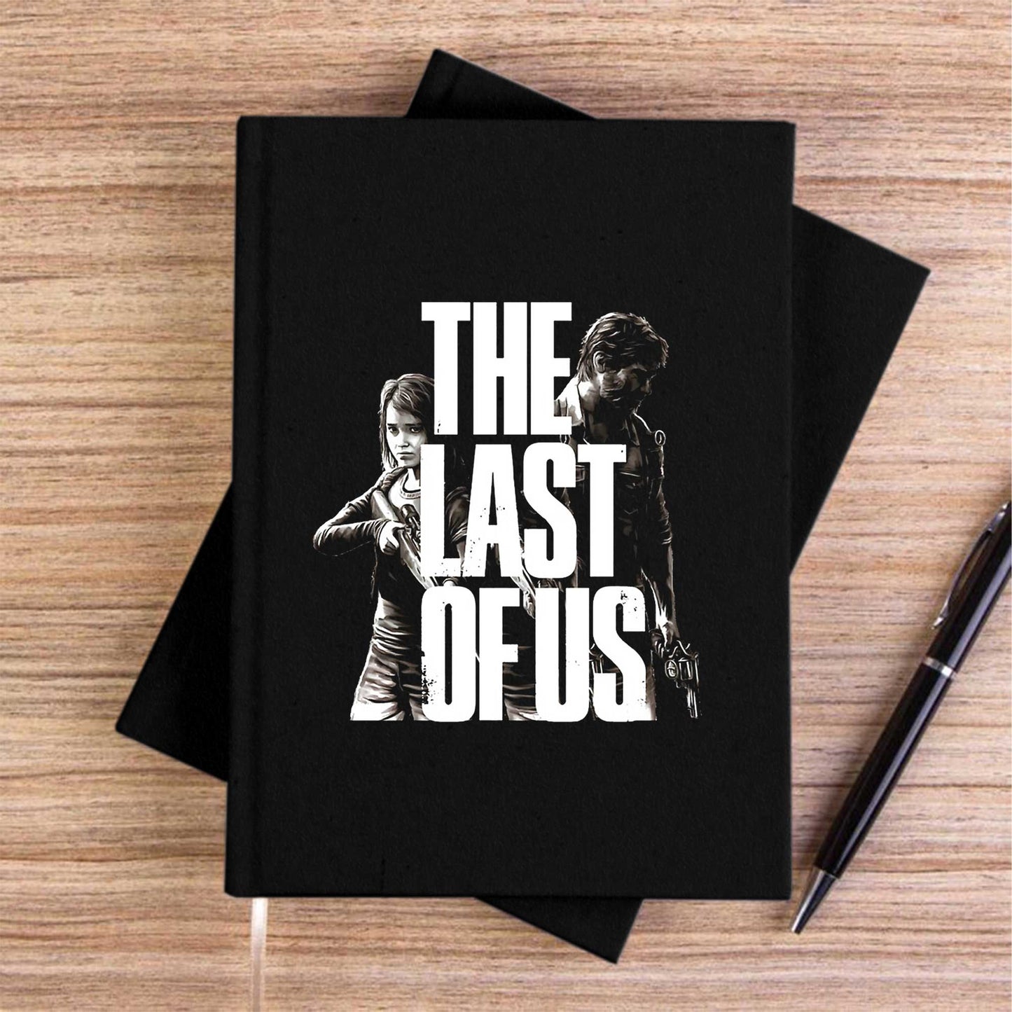 The Last Of Us 2 Apocalypse Siyah Çizgisiz Kanvas Defter