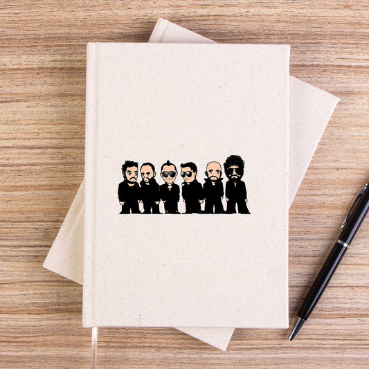 Linkin Park Minutes Cartoon Çizgisiz Kanvas Defter