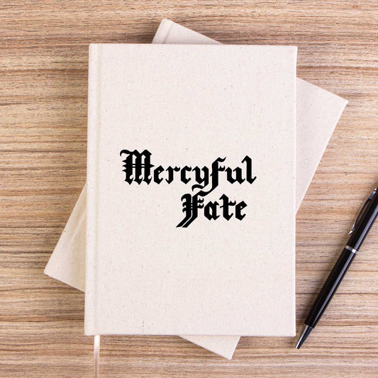 Mercyful Fate Logo Text Çizgisiz Kanvas Defter