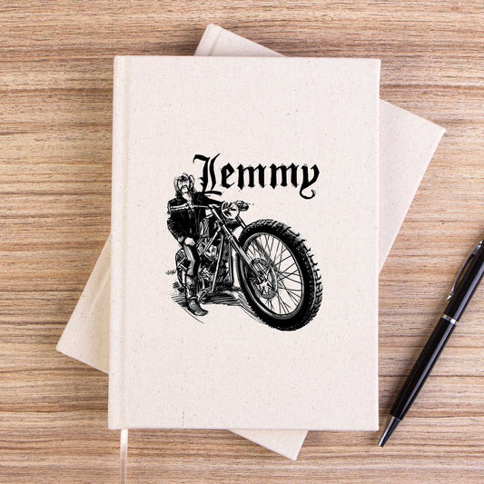 Motörhead Lemmy Kilmister Motorbike Çizgisiz Kanvas Defter