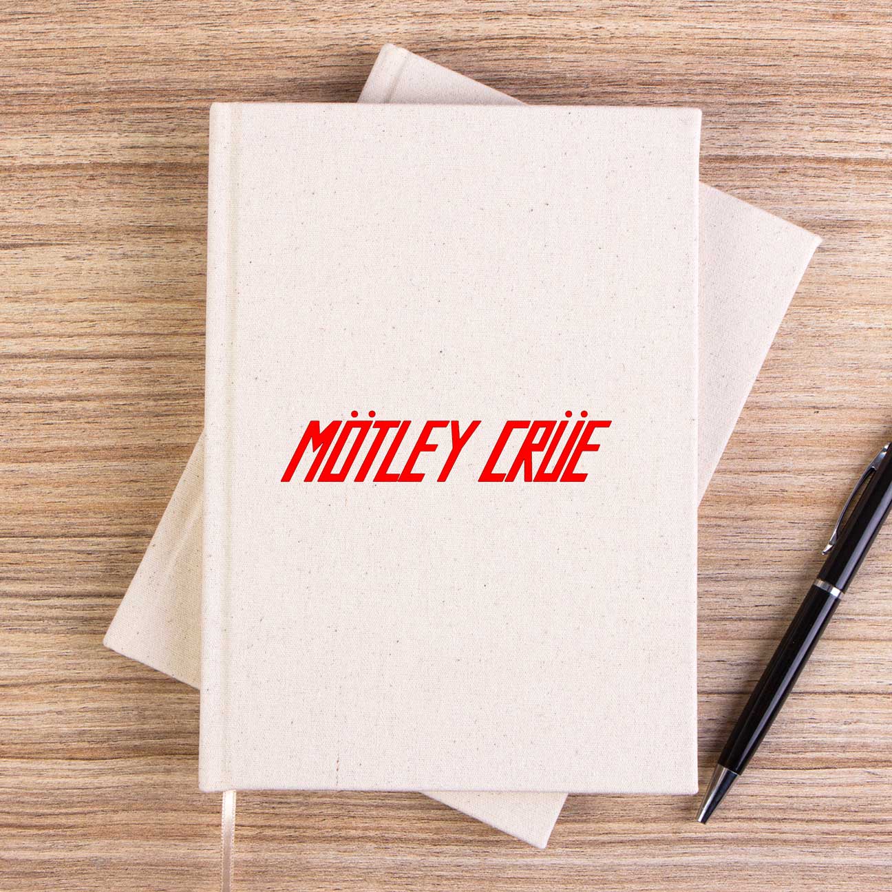 Mötley Crüe 1981 Çizgisiz Kanvas Defter