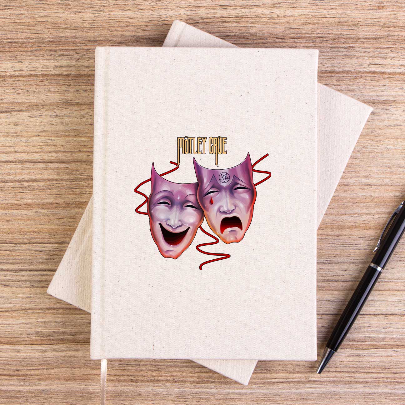 Mötley Crüe Theatre Of Pain Çizgisiz Kanvas Defter