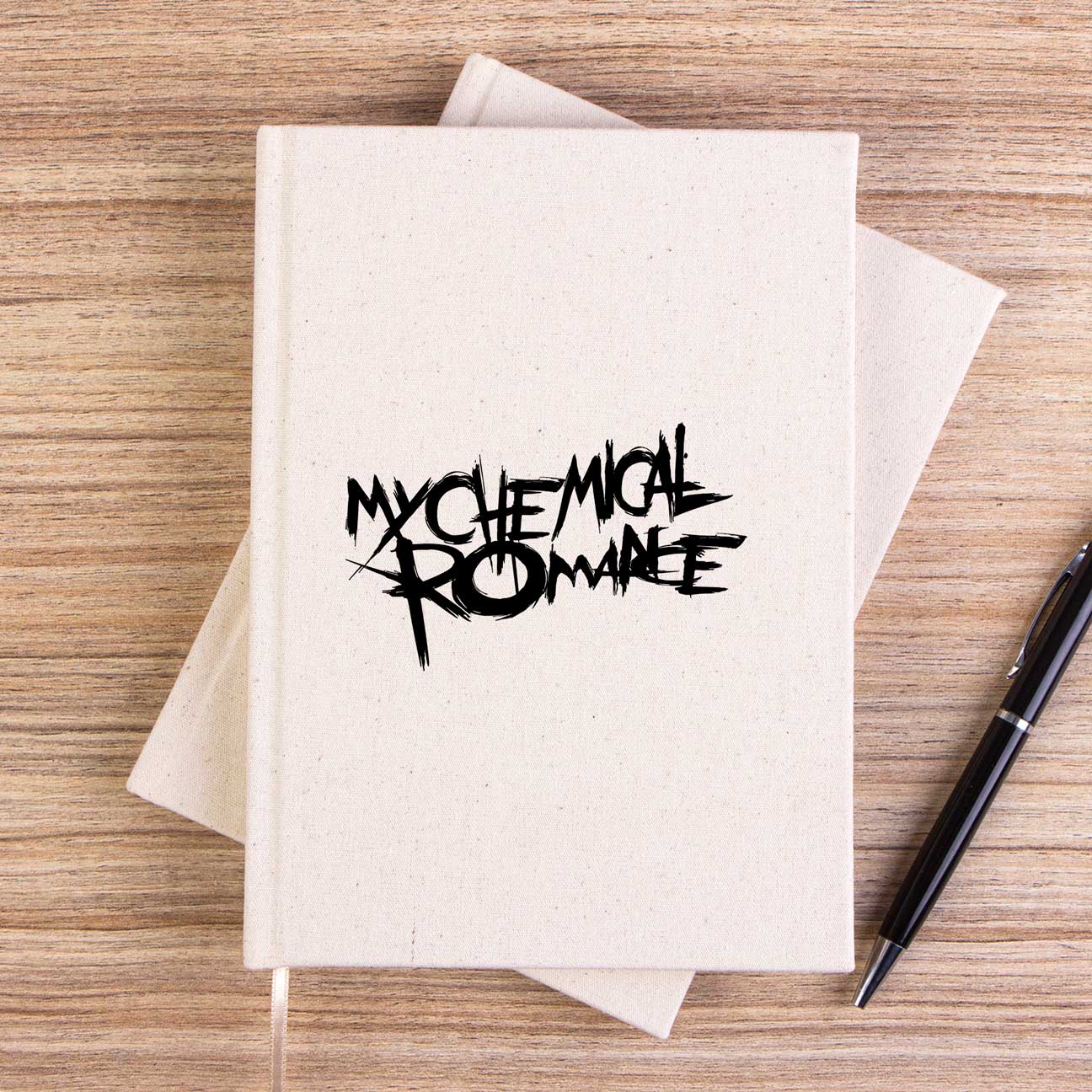 My Chemical Romance Logo Symbol Çizgisiz Kanvas Defter