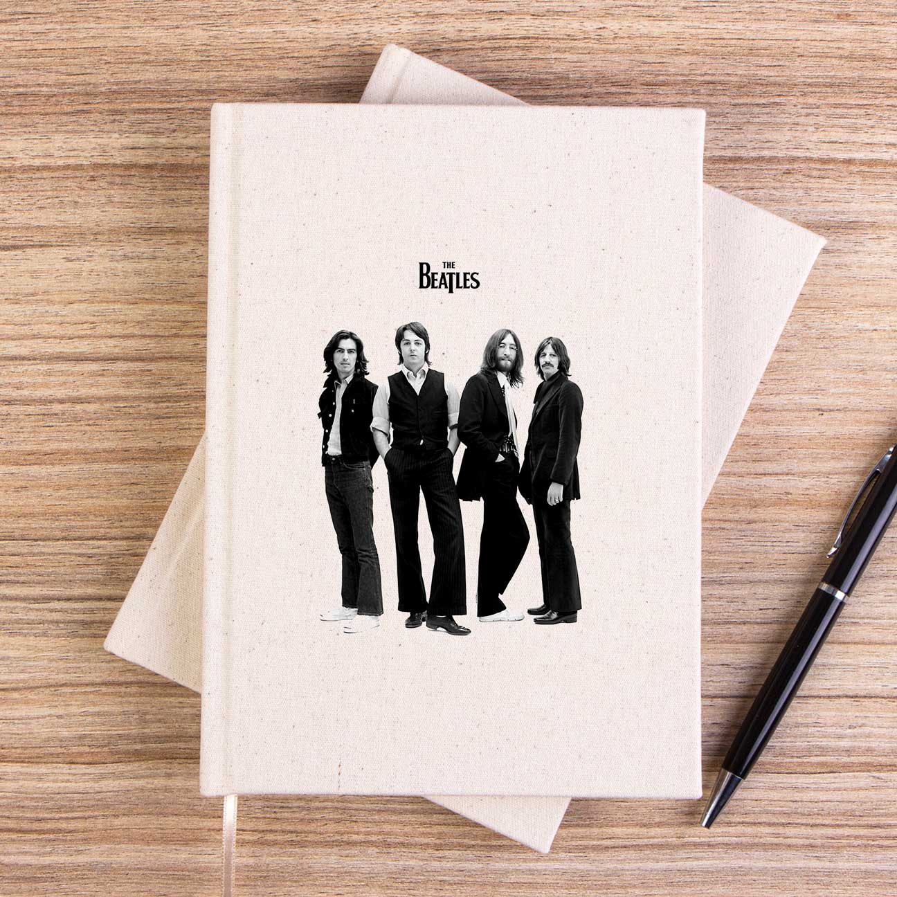 The Beatles Grup Çizgisiz Kanvas Defter