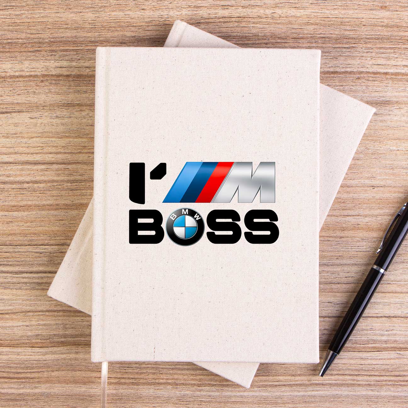 BMW IM BOSS Çizgisiz Kanvas Defter