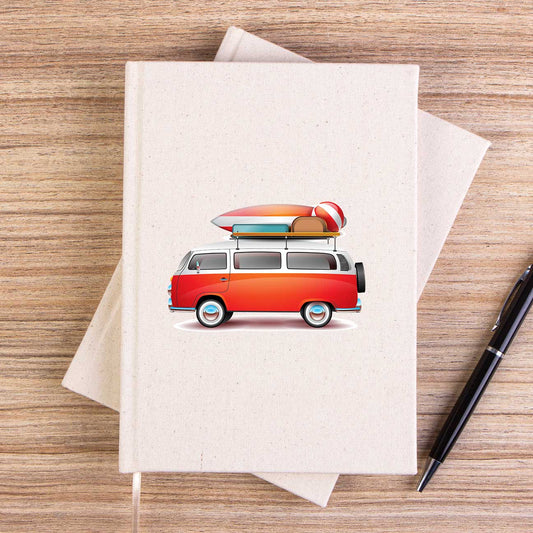 Volkswagen Karavan Holiday Çizgisiz Kanvas Defter