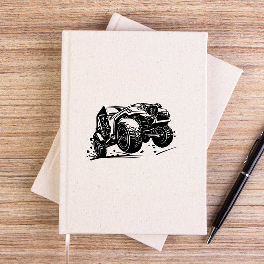 Jeep Off-Road Çizgisiz Kanvas Defter