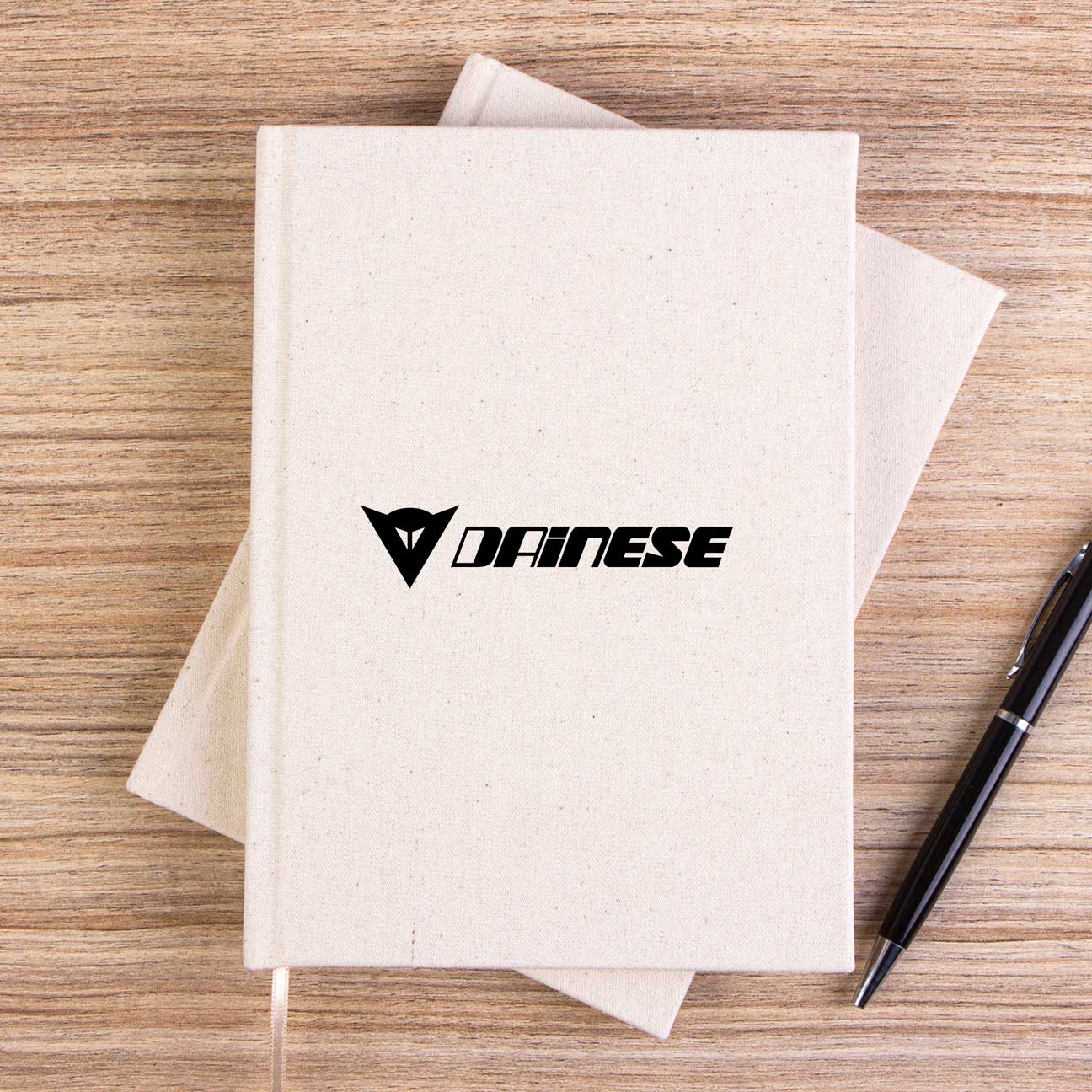 Dainese Logo Çizgisiz Kanvas Defter