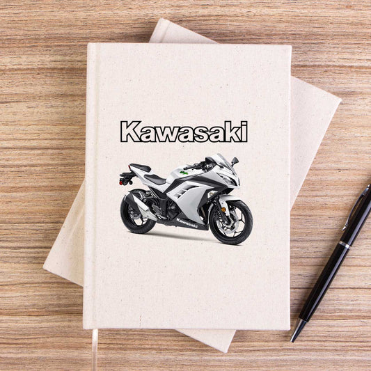 Kawaski Ninja 250R Çizgisiz Kanvas Defter