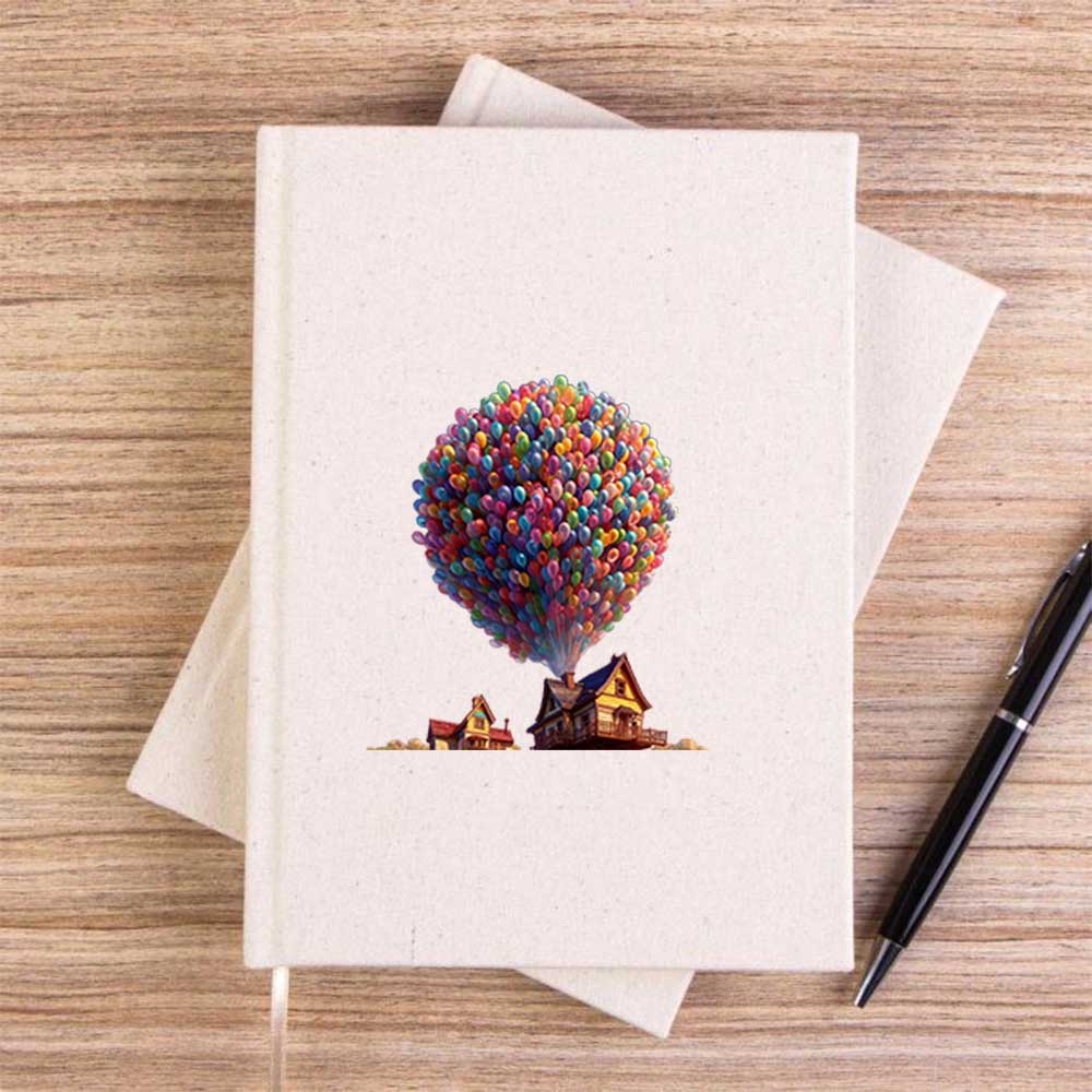 Balloon House Çizgisiz Kanvas Defter