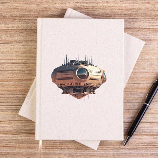 Massive Speaker Spaceship Çizgisiz Kanvas Defter