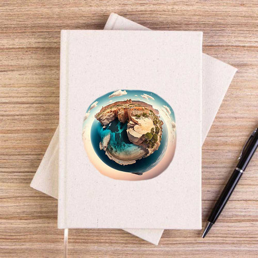 Planet Çizgisiz Kanvas Defter