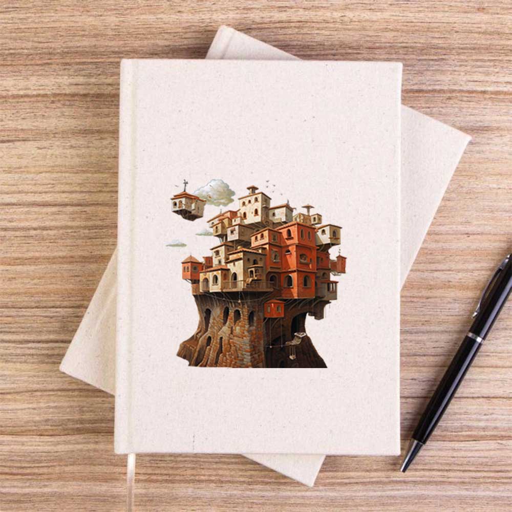 Red Brick House Çizgisiz Kanvas Defter