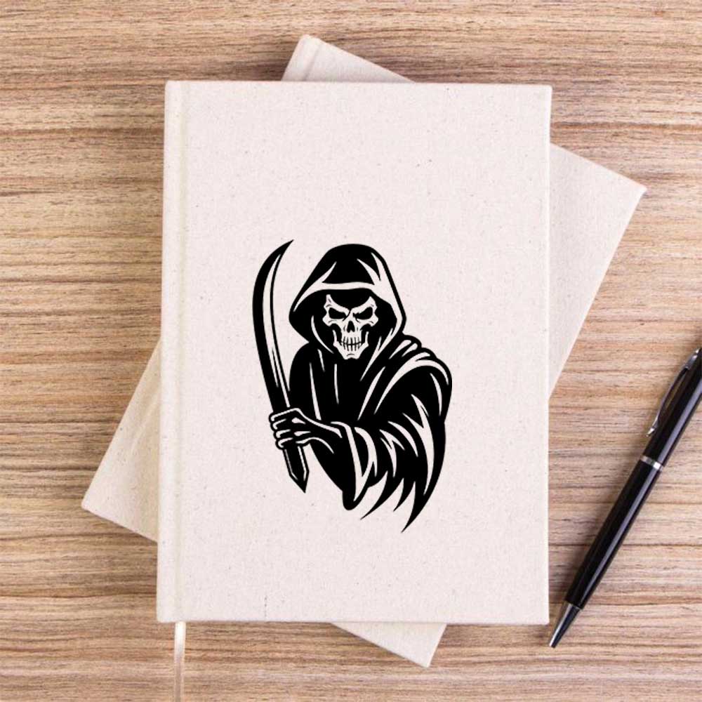 Grim Reaper Sword Çizgisiz Kanvas Defter