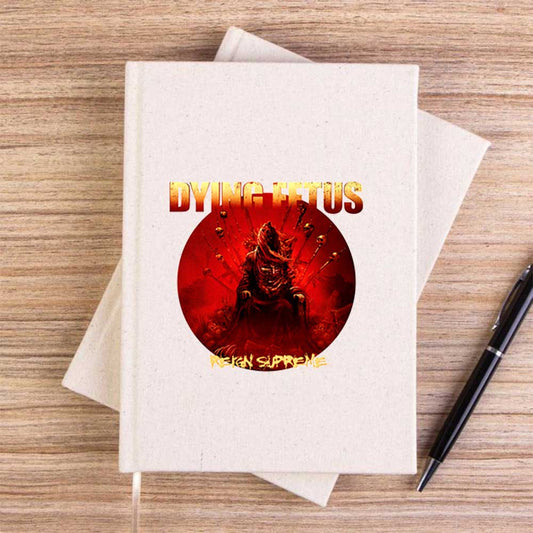 Dying Fetus Reign Supreme Çizgisiz Kanvas Defter