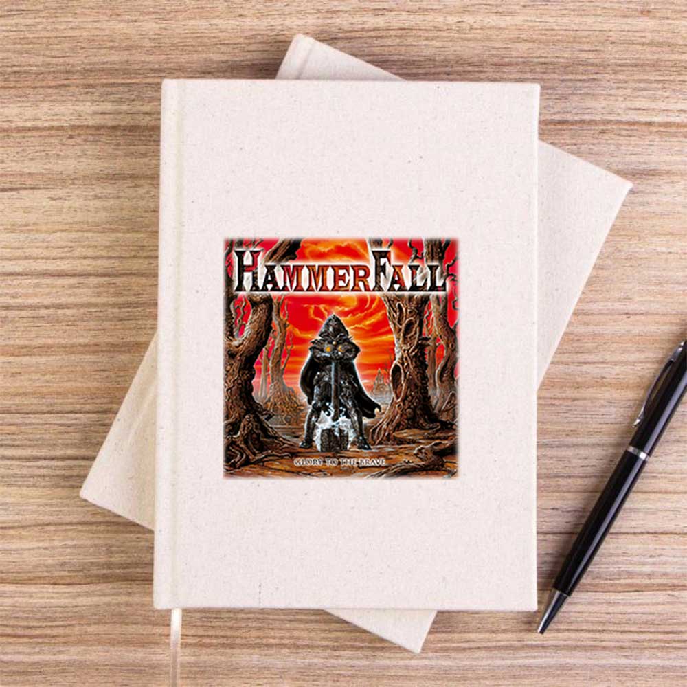 Hammerfall Glory To The Brave Çizgisiz Kanvas Defter