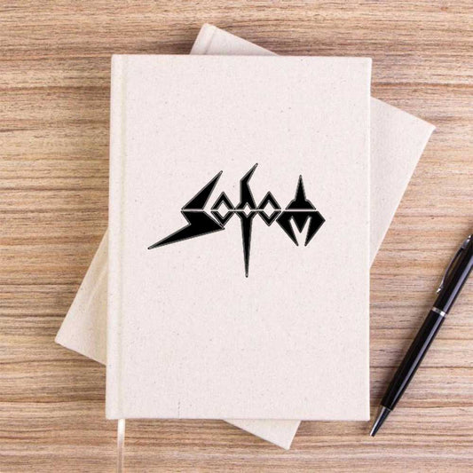 Sodom Text Çizgisiz Kanvas Defter