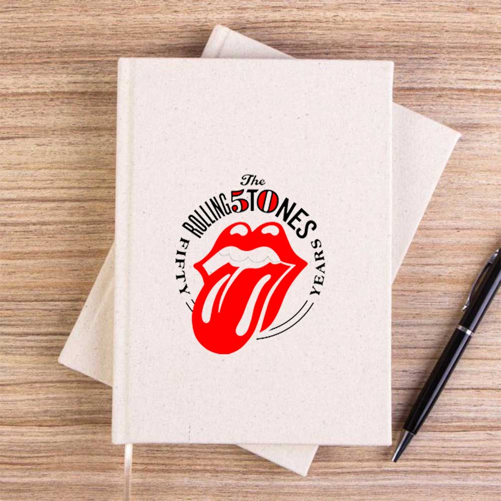 The Rolling Stones 50 Years Çizgisiz Kanvas Defter