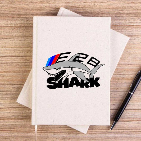 Bmw E28 Shark Krem Çizgisiz Kanvas Defter