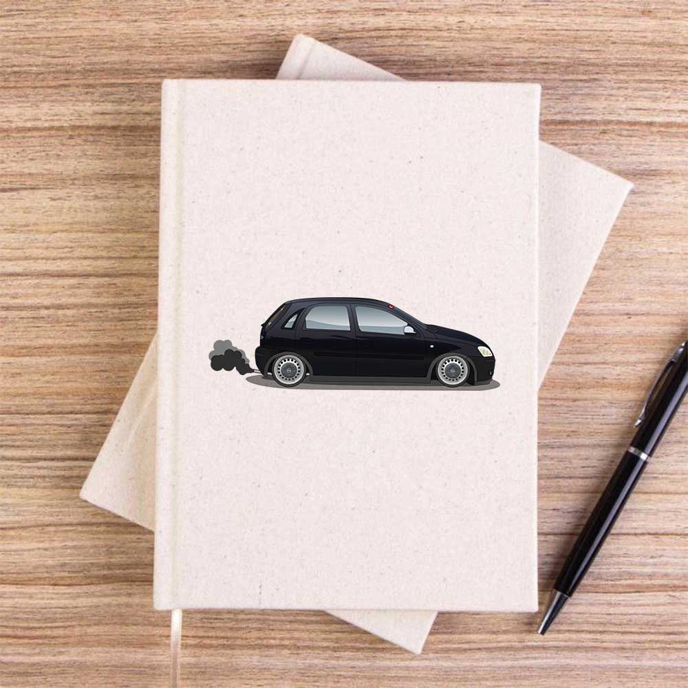 Opel Corsa Krem Çizgisiz Kanvas Defter