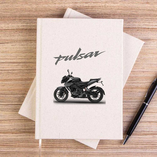 Pulsar NS200 Moto Krem Çizgisiz Kanvas Defter