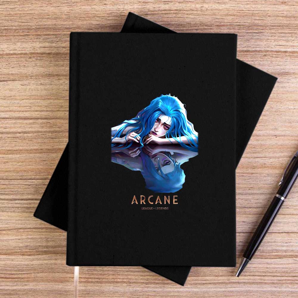 Arcane Jinx Siyah Çizgisiz Kanvas Defter