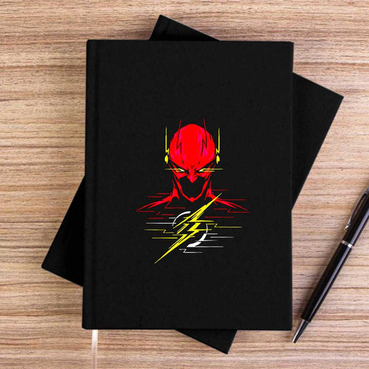 Flash Siyah Çizgisiz Kanvas Defter