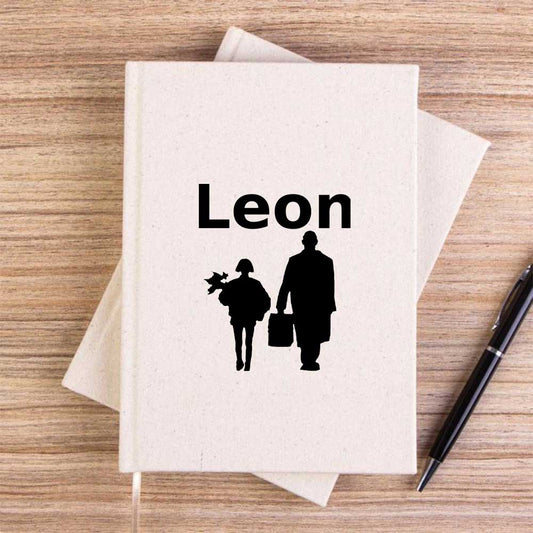 Leon The Professional Krem Çizgisiz Kanvas Defter