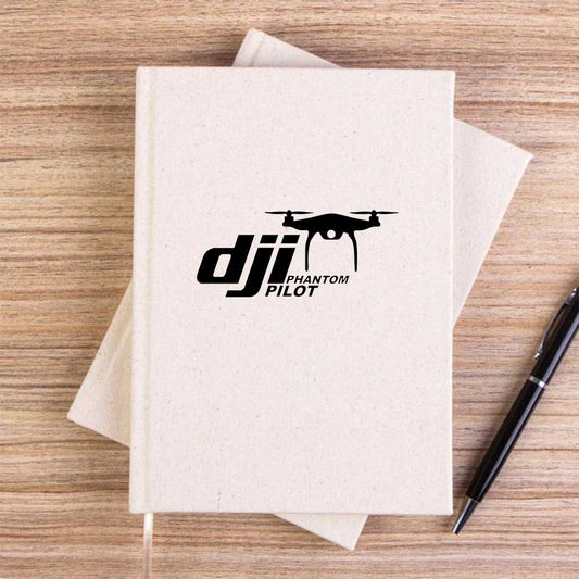 Dji Phantom Pilot Krem Çizgisiz Kanvas Defter