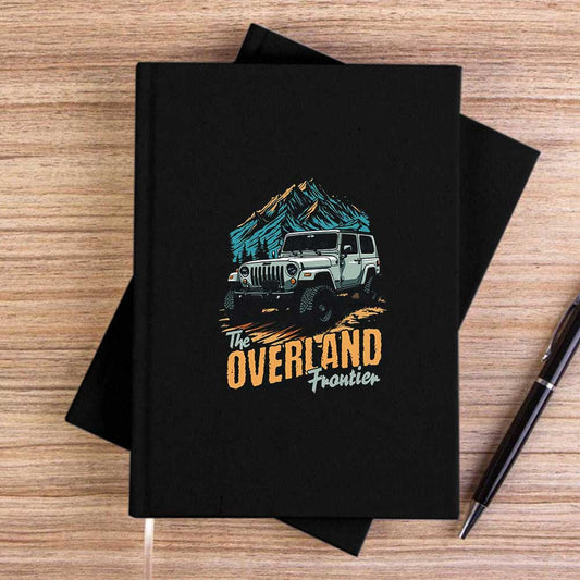 Overland Siyah Çizgisiz Kanvas Defter