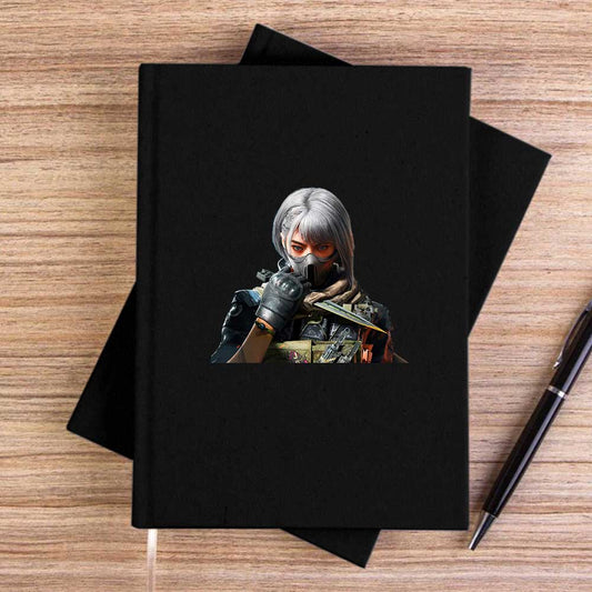 Delta Force Hawkops Ackclaw Siyah Çizgisiz Kanvas Defter