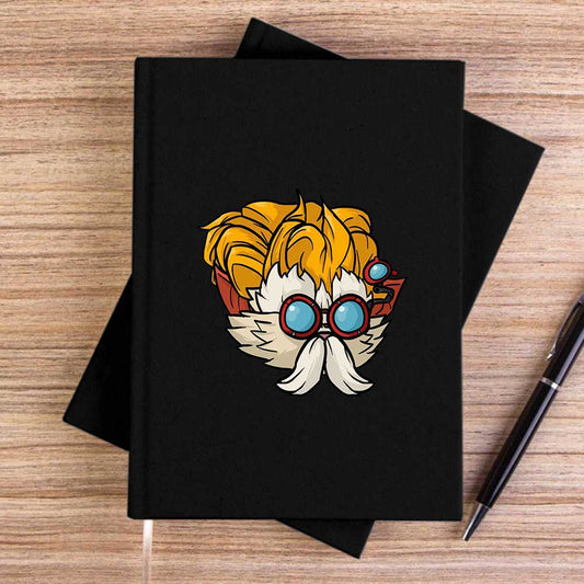 League Of Legends Heimerdinger Siyah Çizgisiz Kanvas Defter