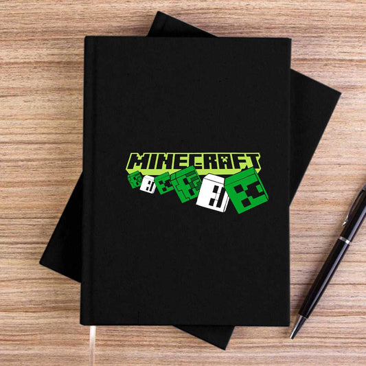 Minecraft Skeleton And Creeper Siyah Çizgisiz Kanvas Defter