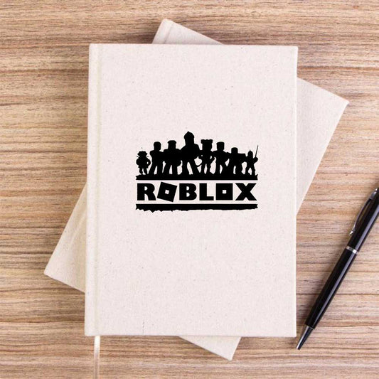 Roblox Text Krem Çizgisiz Kanvas Defter