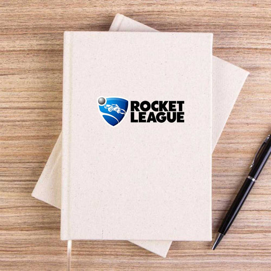 Rocket League Logo Krem Çizgisiz Kanvas Defter