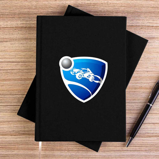 Rocket League Amblem Siyah Çizgisiz Kanvas Defter