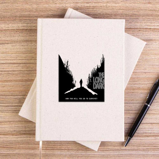 The Long Dark Krem Çizgisiz Kanvas Defter