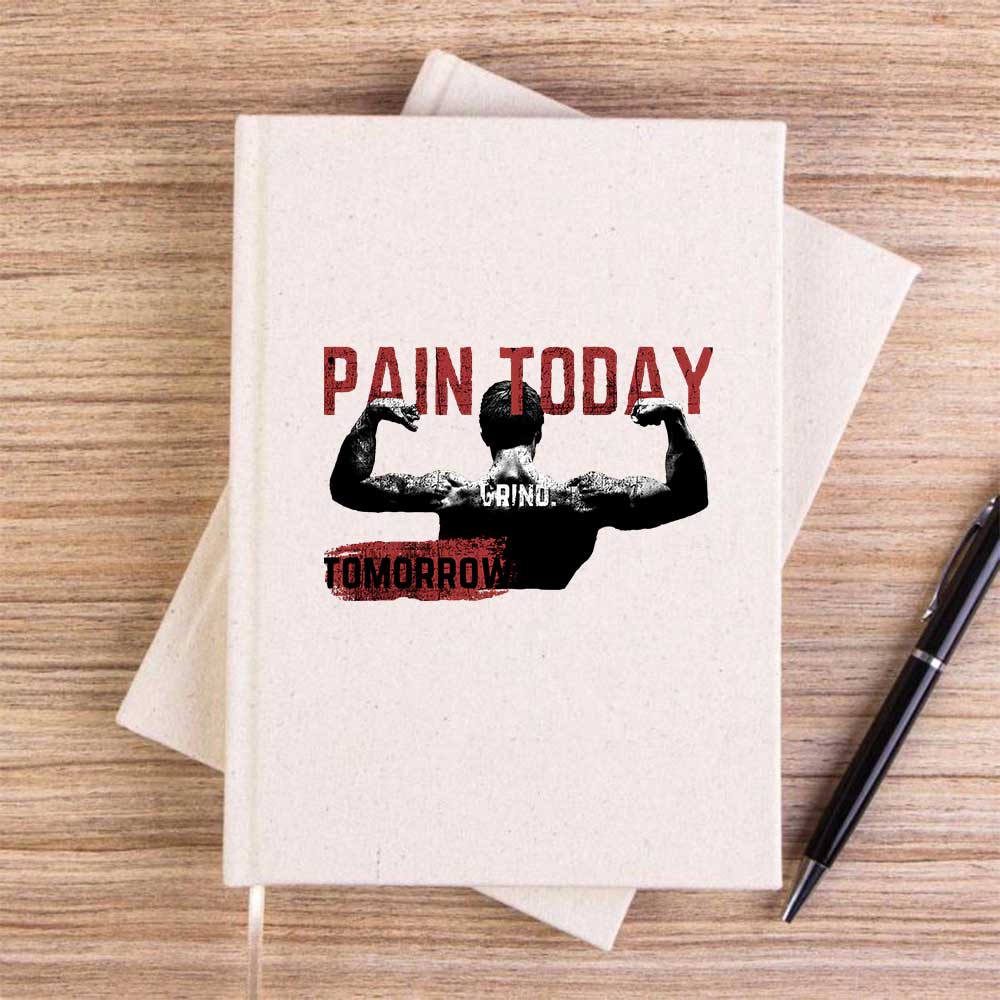 Paın Today Krem Çizgisiz Kanvas Defter