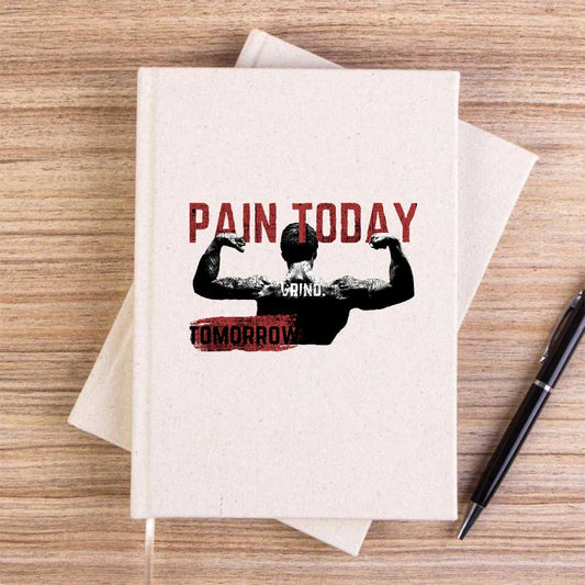 Paın Today Krem Çizgisiz Kanvas Defter