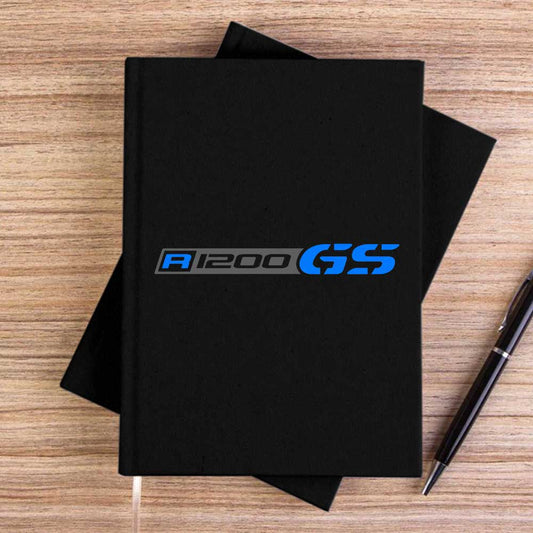 Bmw R1200GS Logo Siyah Çizgisiz Kanvas Defter