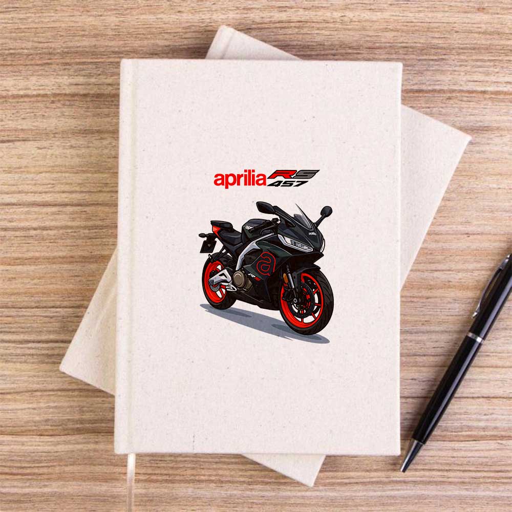 Aprilia 457RS Krem Çizgisiz Kanvas Defter