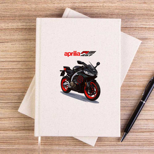 Aprilia 457RS Krem Çizgisiz Kanvas Defter