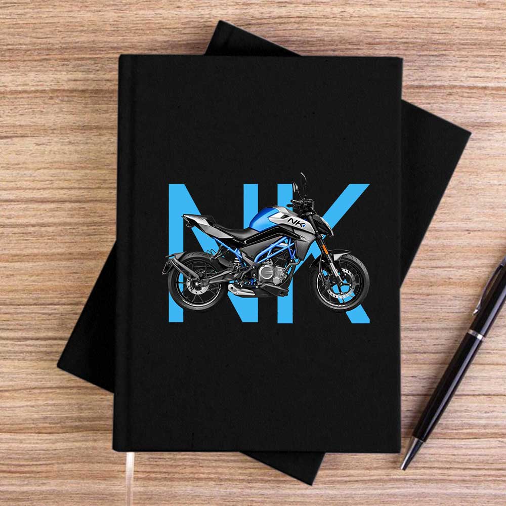 CFMOTO 250NK Text Siyah Çizgisiz Kanvas Defter