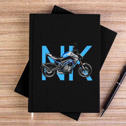 CFMOTO 250NK Text Siyah Çizgisiz Kanvas Defter